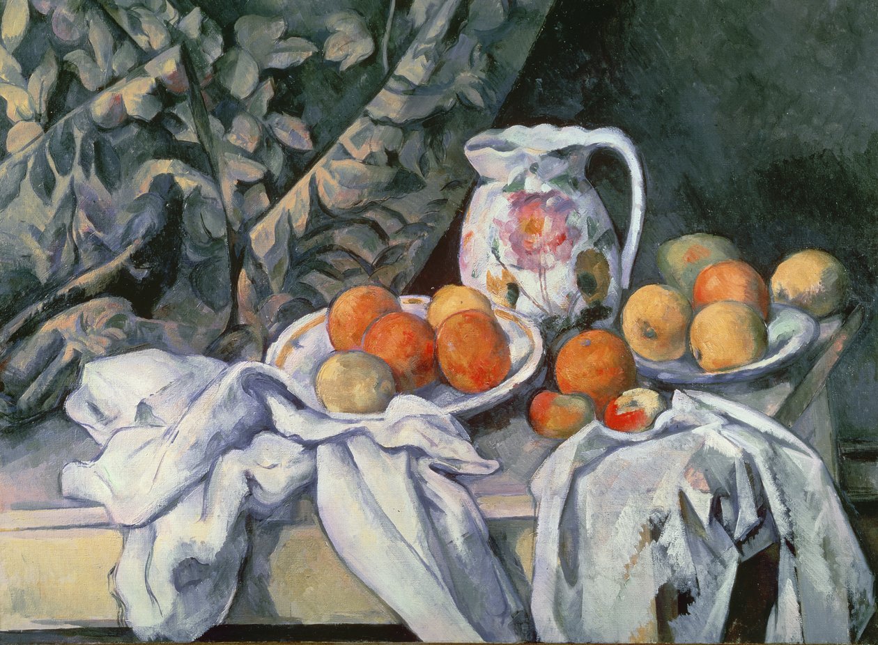 Martwa natura z draperią, ok.1899 autorstwa Paul Cézanne