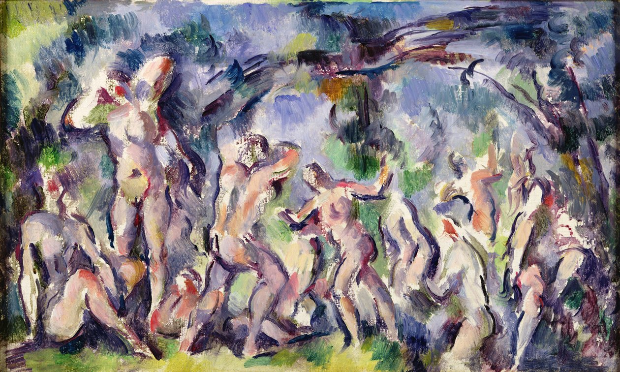 Studium kąpiących się, ok. 1900-06 autorstwa Paul Cézanne
