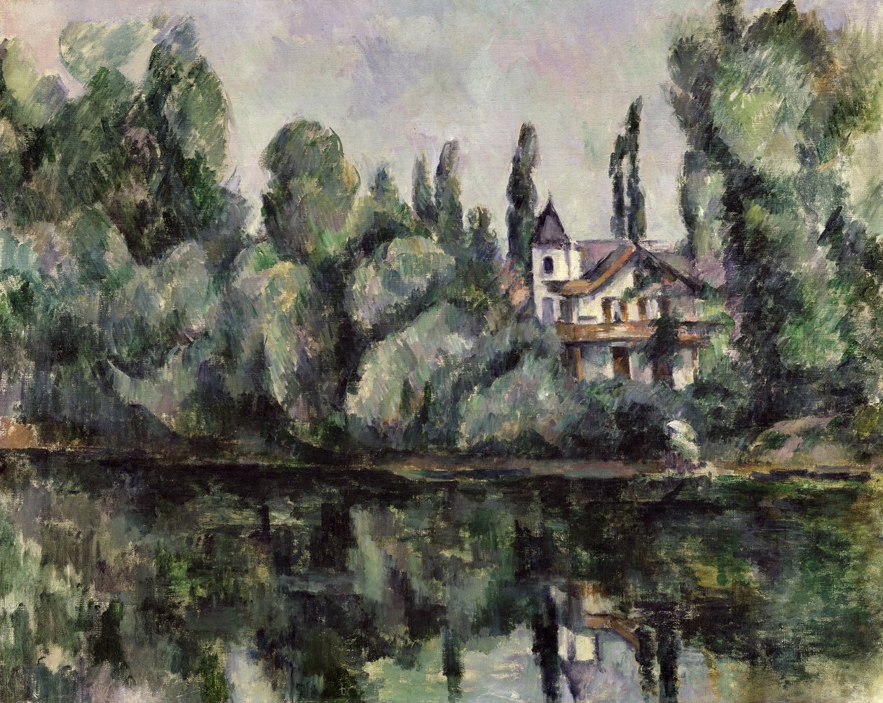 Brzegi Marny, 1888 autorstwa Paul Cézanne