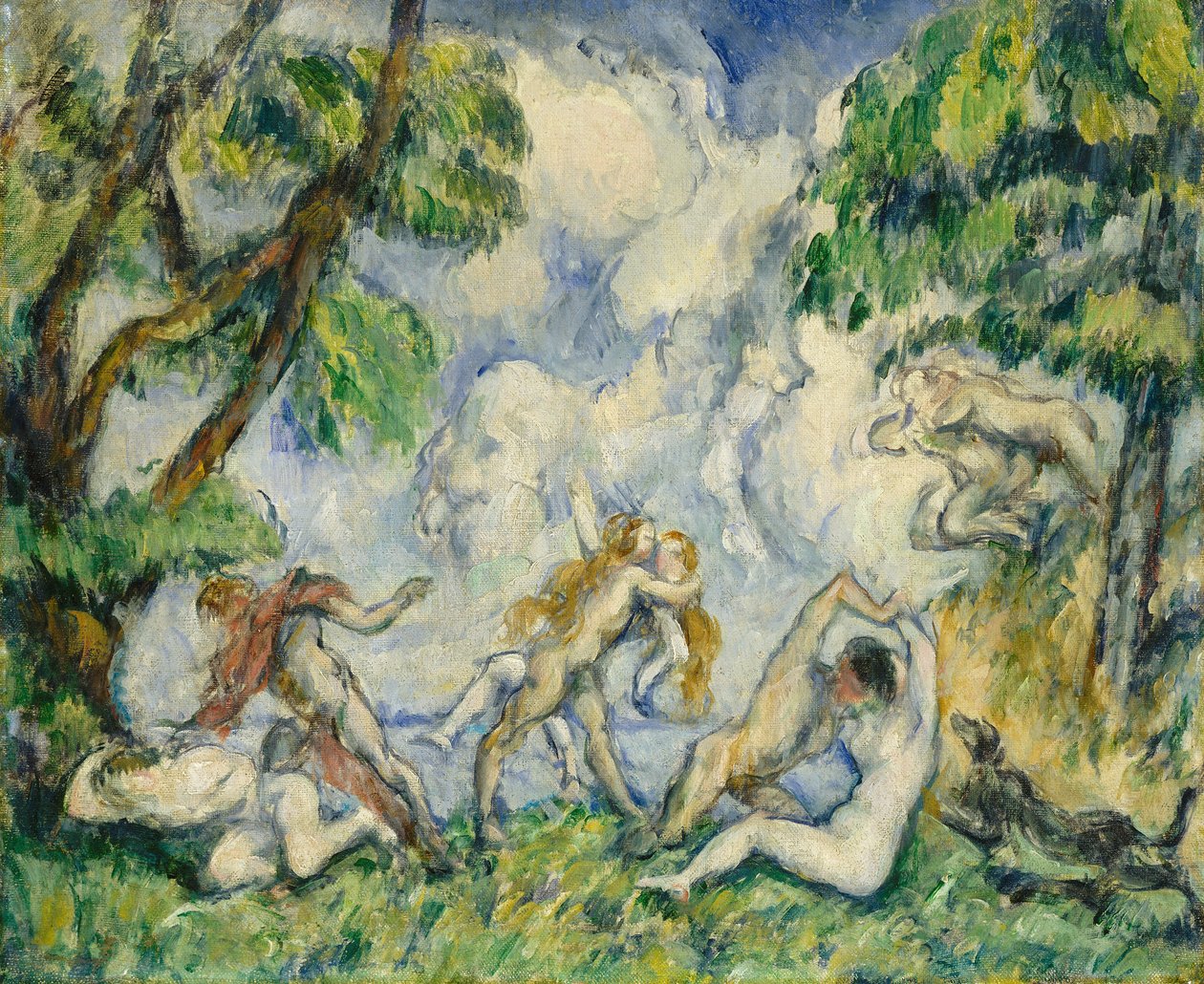 Bitwa o miłość, c. 1880 autorstwa Paul Cézanne