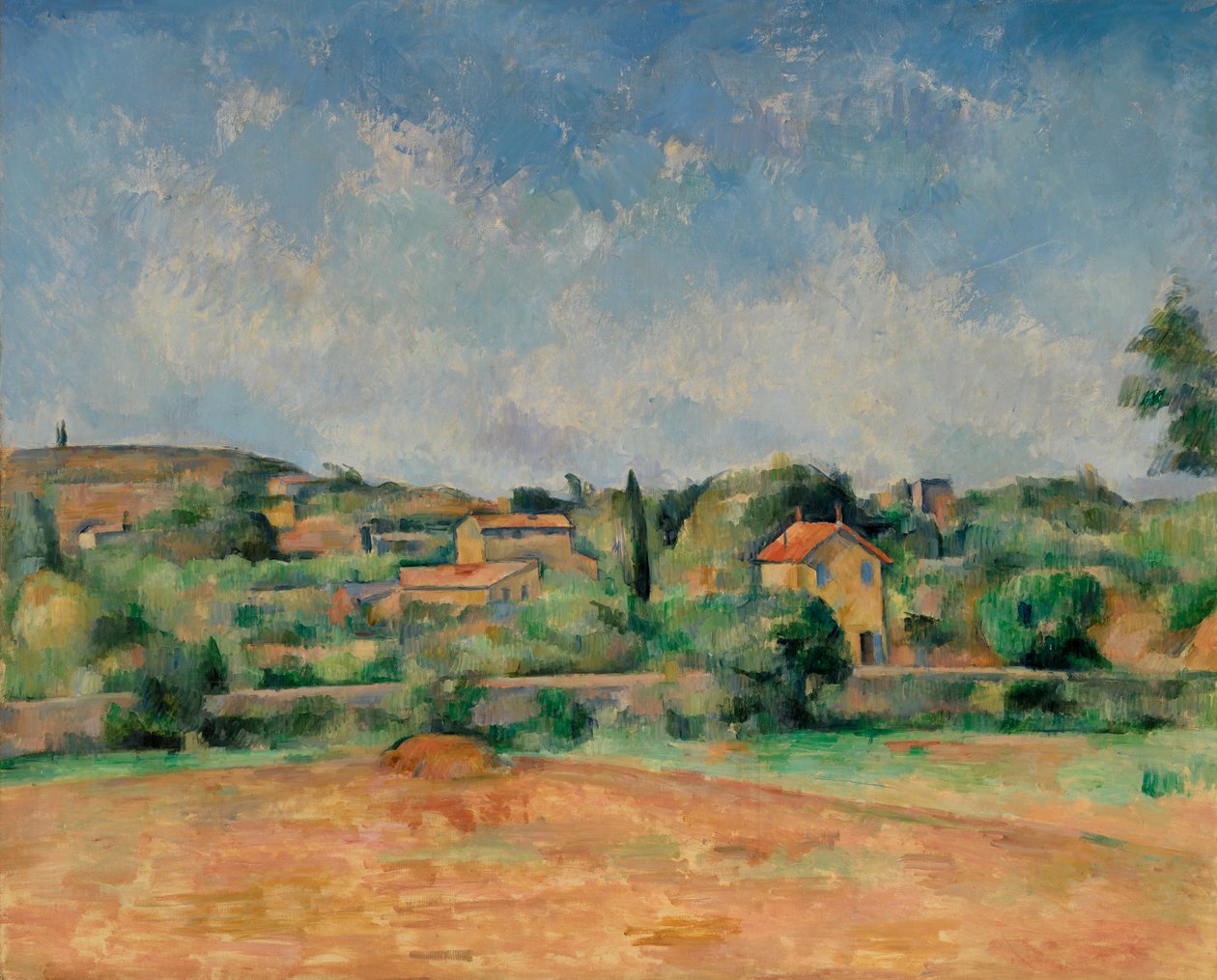 Równina Bellevue lub Czerwona Ziemia, 1890-92 autorstwa Paul Cézanne