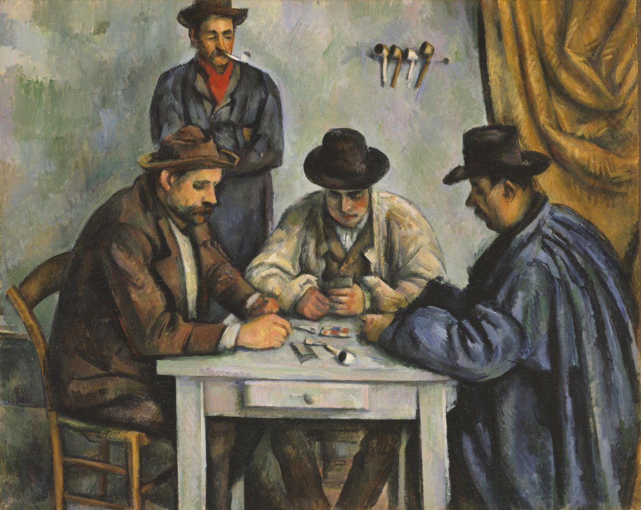 Gracze w karty autorstwa Paul Cézanne