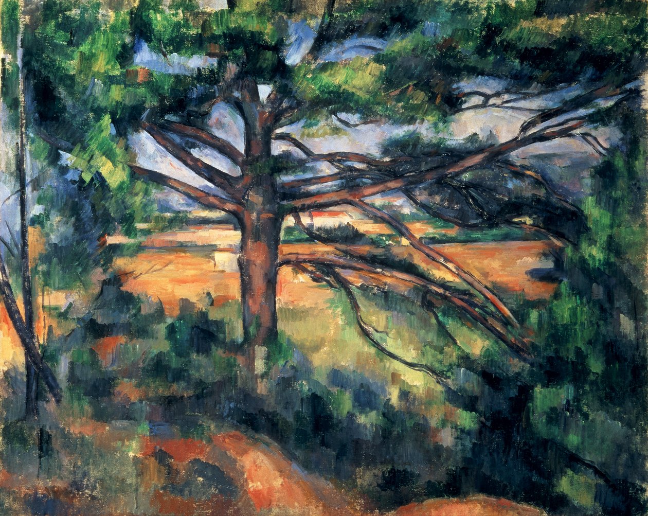 Duża sosna, 1895-97 autorstwa Paul Cézanne