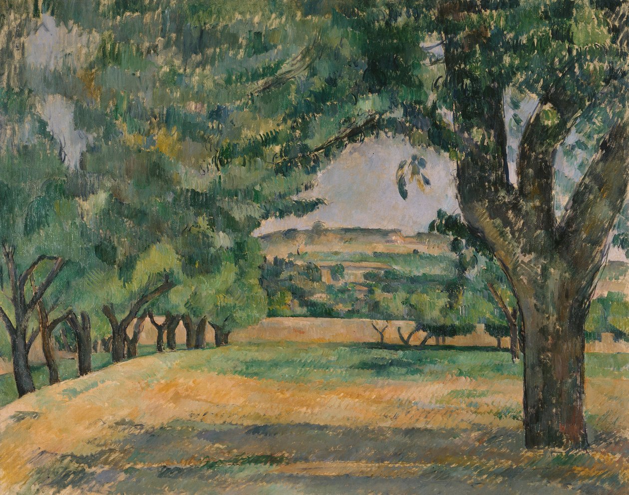 Sąsiedztwo Jas de Bouffan autorstwa Paul Cézanne