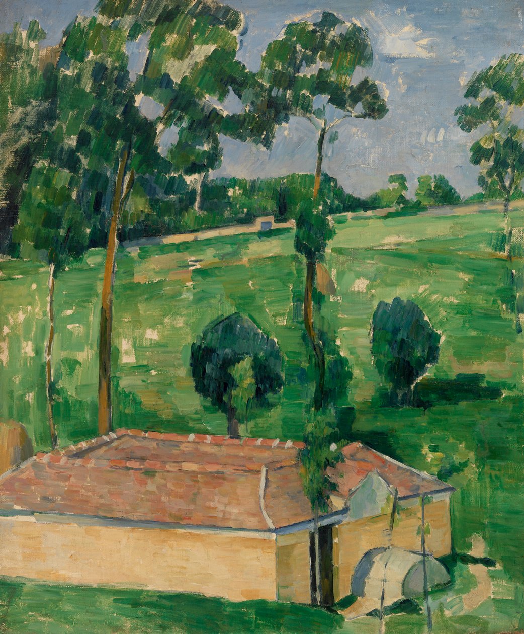 Dom Wiosny autorstwa Paul Cézanne