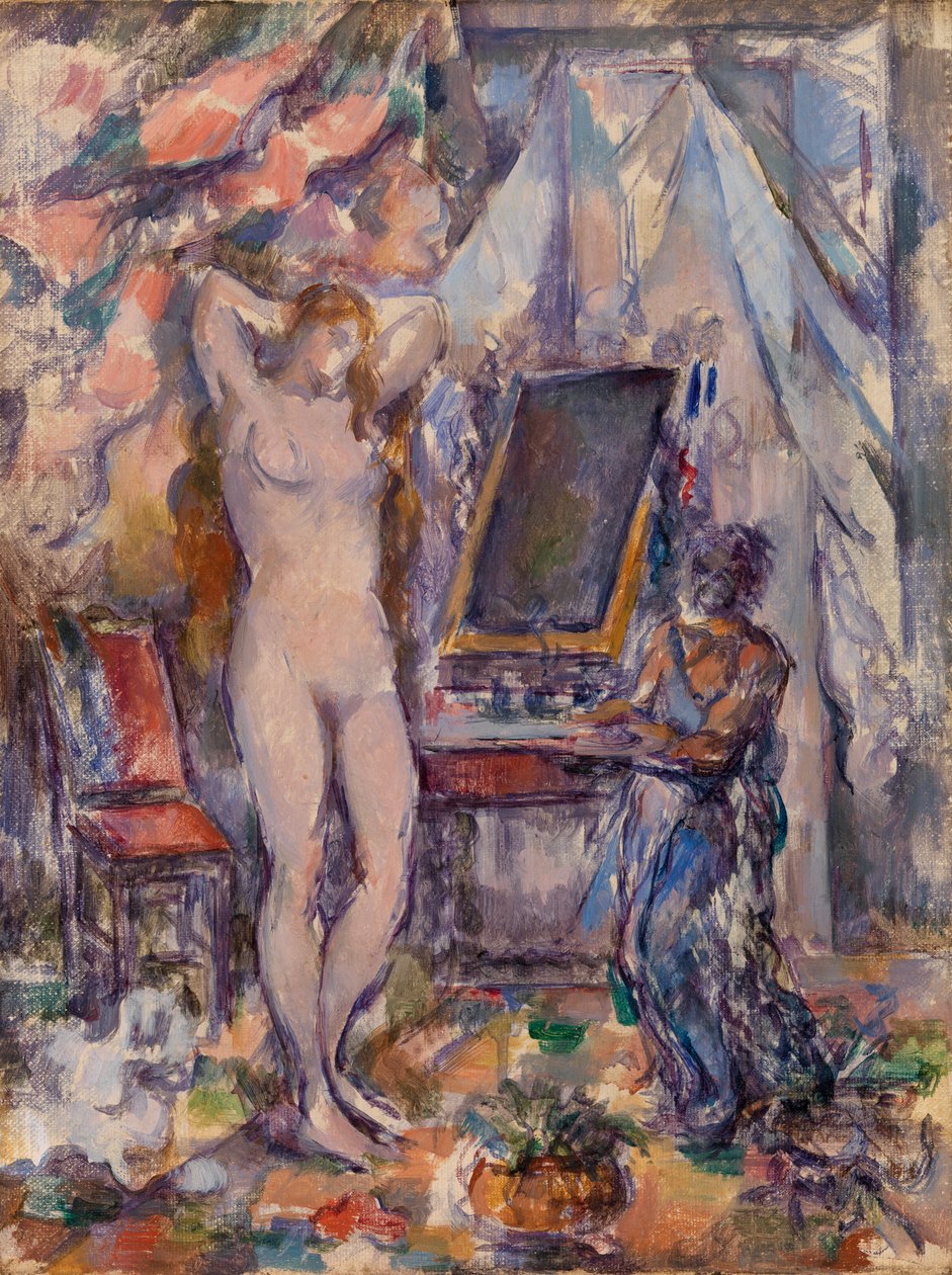 Toaleta autorstwa Paul Cézanne