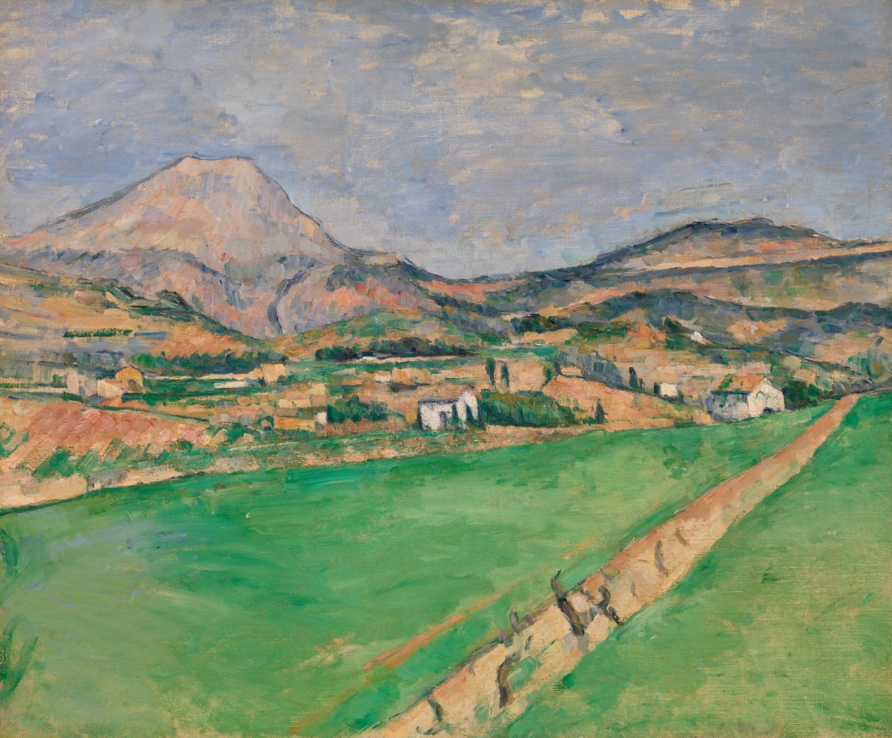 W kierunku Monte Sainte-Victoire, 1878-79 autorstwa Paul Cézanne