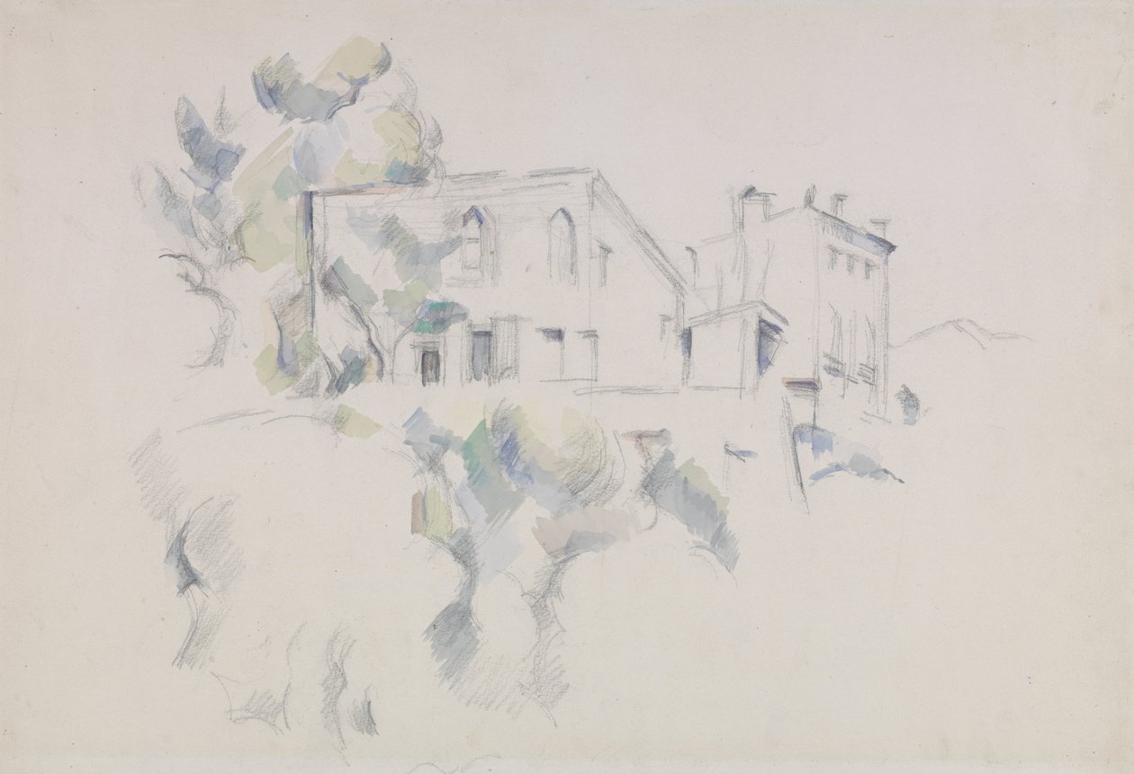 Widok na Château Noir autorstwa Paul Cézanne