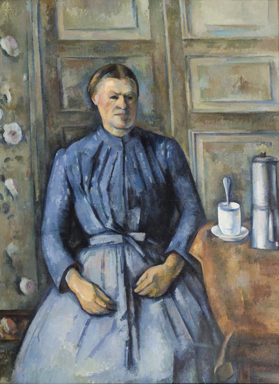 Kobieta z dzbankiem do kawy autorstwa Paul Cézanne