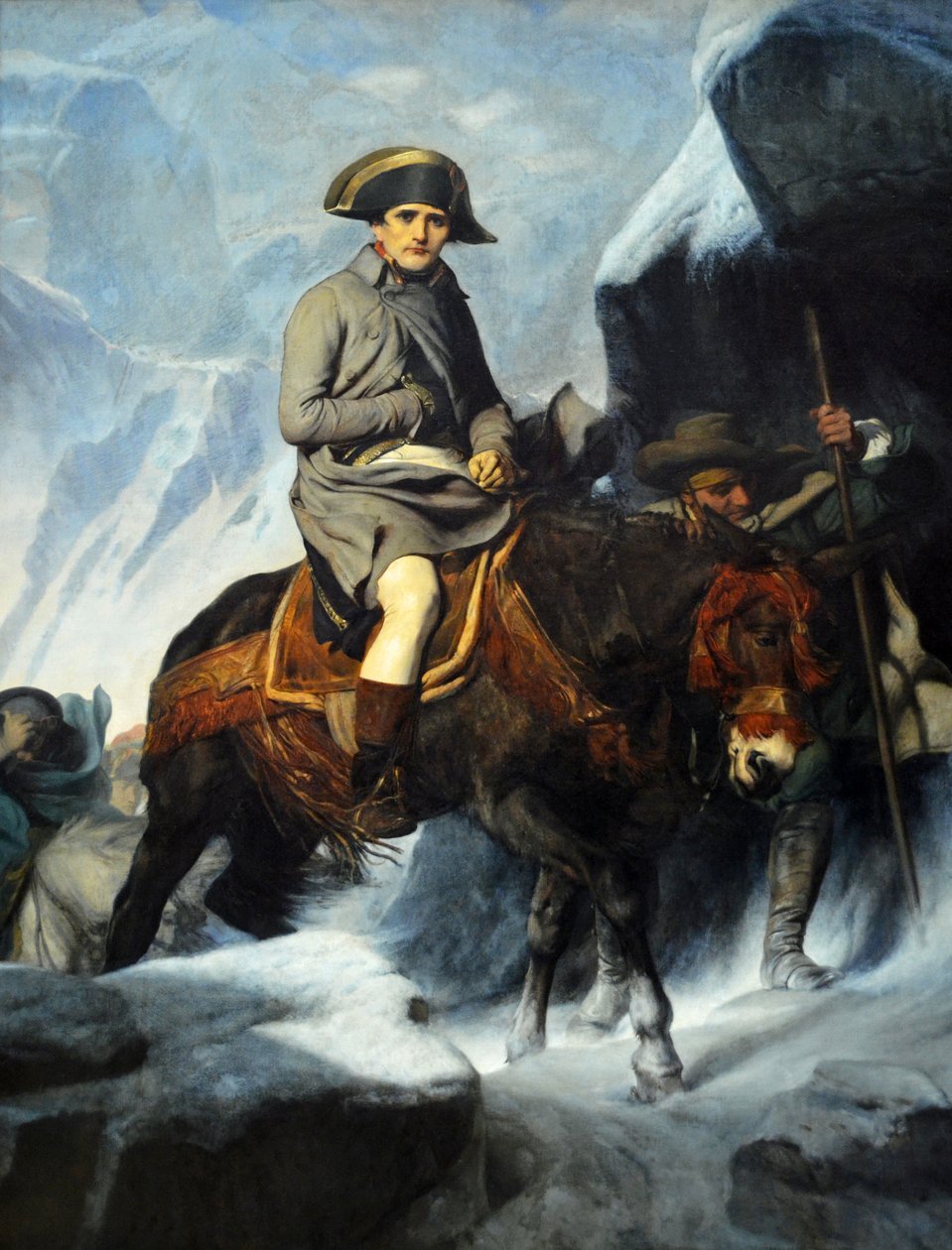 Bonaparte przekraczający Alpy autorstwa Paul Delaroche