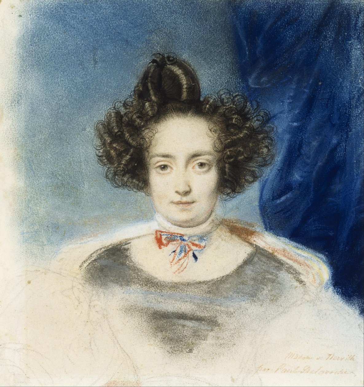 Portret pani De Therville autorstwa Paul Delaroche
