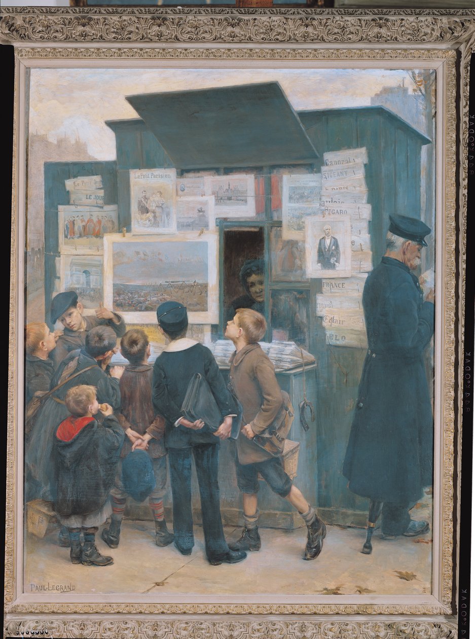 Patrząc na „Sen” Detaille, 1897 autorstwa Paul Emmanuel Legrand