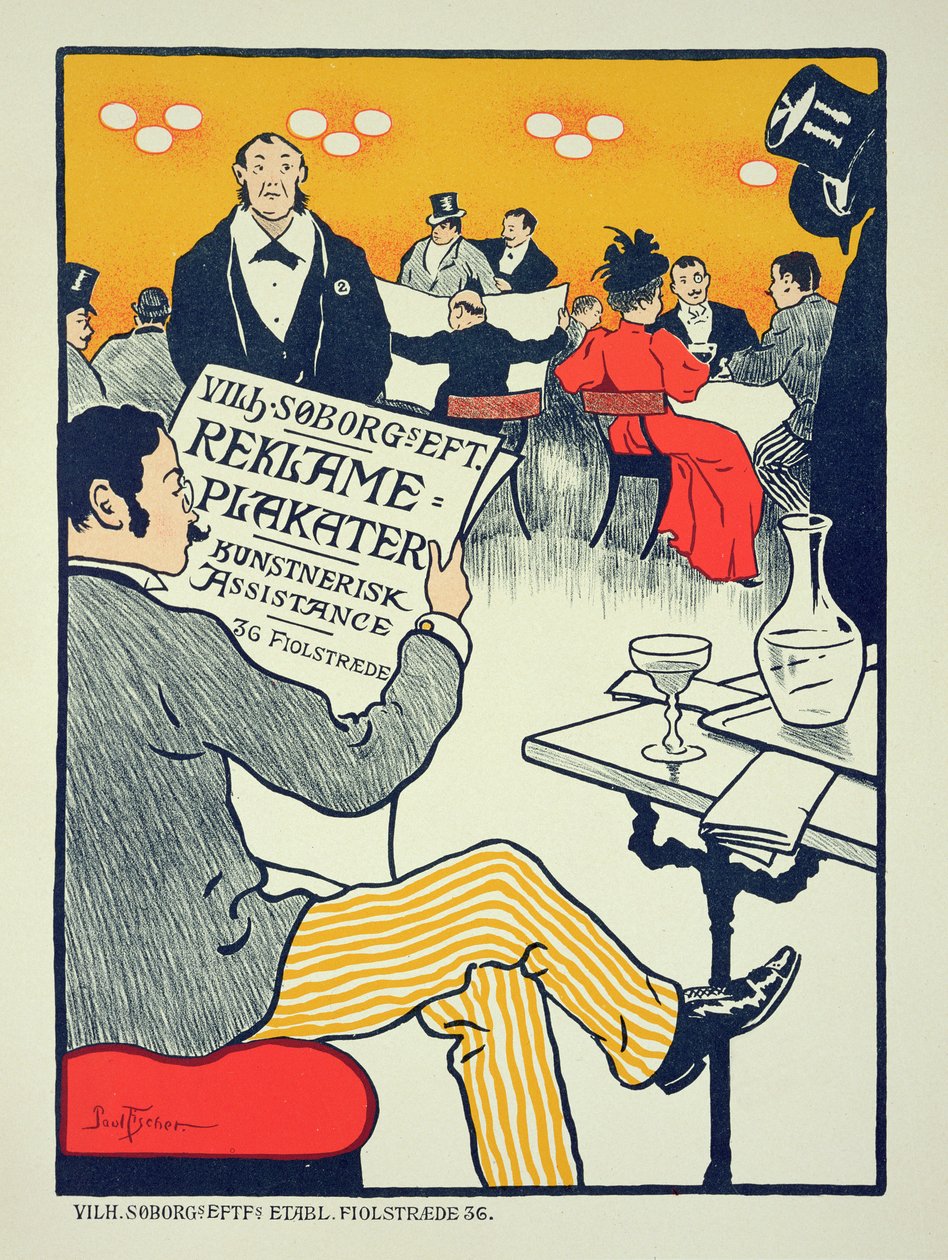 Reprodukcja plakatu reklamującego 