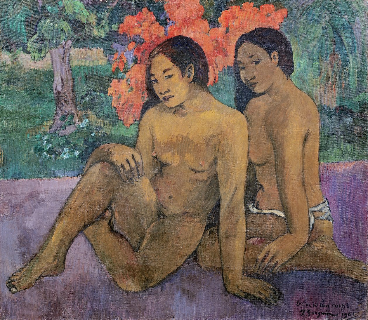 I złoto ich ciał, 1901 autorstwa Paul Gauguin