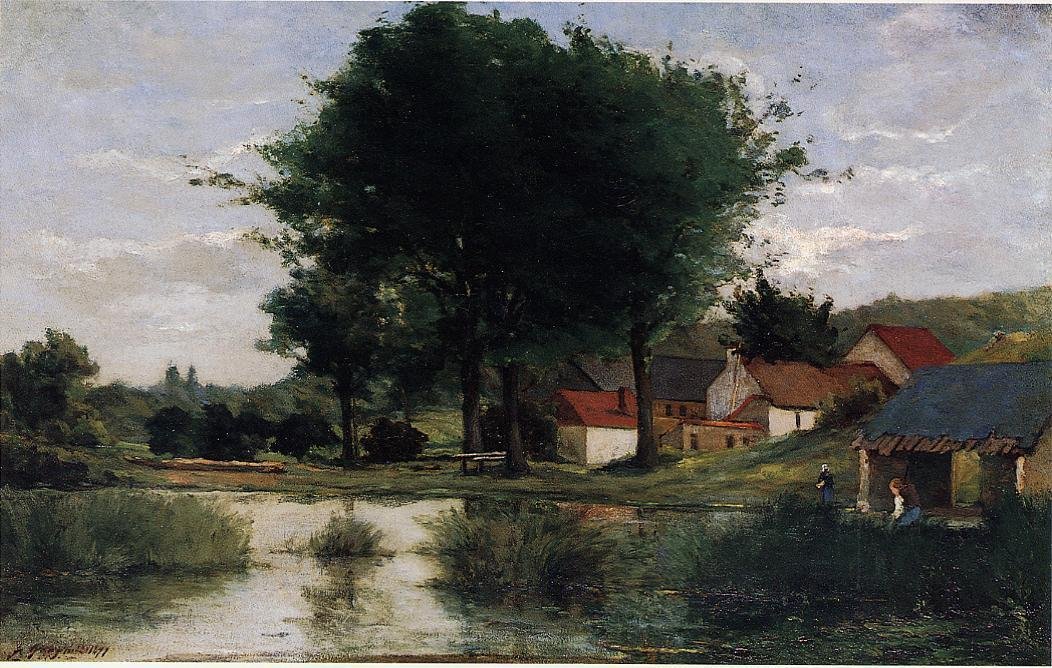 Jesienny krajobraz autorstwa Paul Gauguin