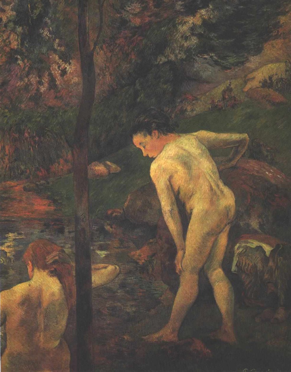 Kąpielowy autorstwa Paul Gauguin