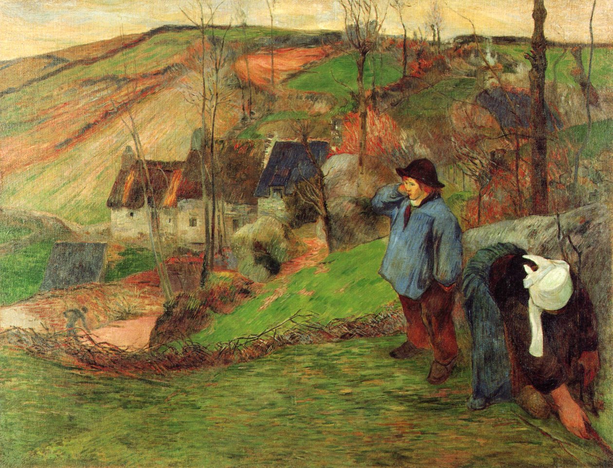Owczarek bretoński autorstwa Paul Gauguin