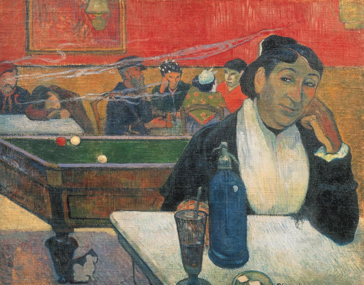 Kawiarnia w Arles, 1888 autorstwa Paul Gauguin