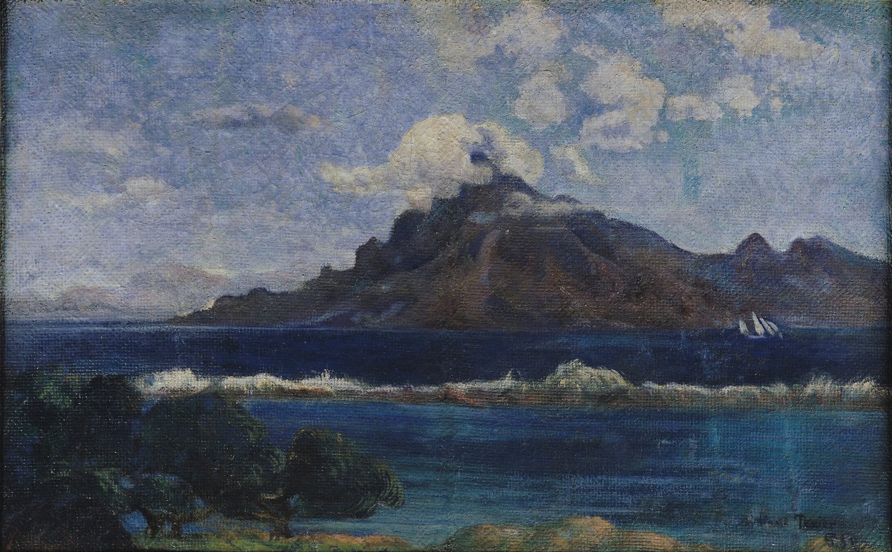 Przybrzeżny krajobraz Martyniki, 1887 autorstwa Paul Gauguin