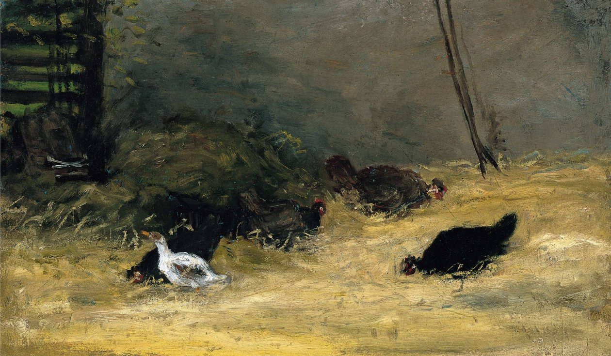 W kurniku autorstwa Paul Gauguin
