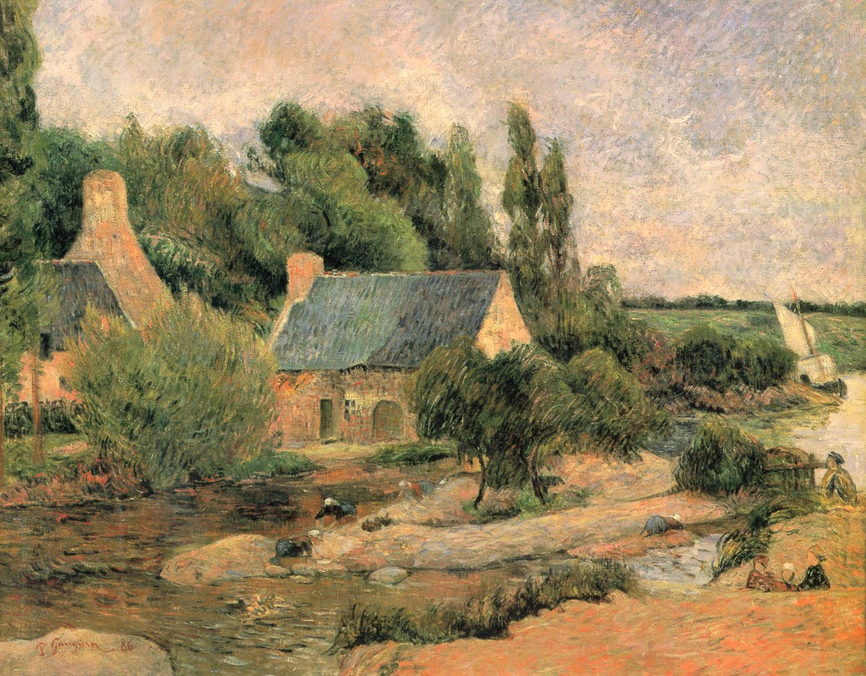 Praczki z Pont-Aven autorstwa Paul Gauguin