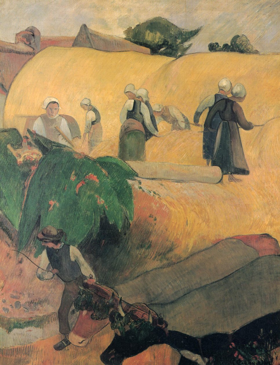 Żniwa w Bretanii autorstwa Paul Gauguin
