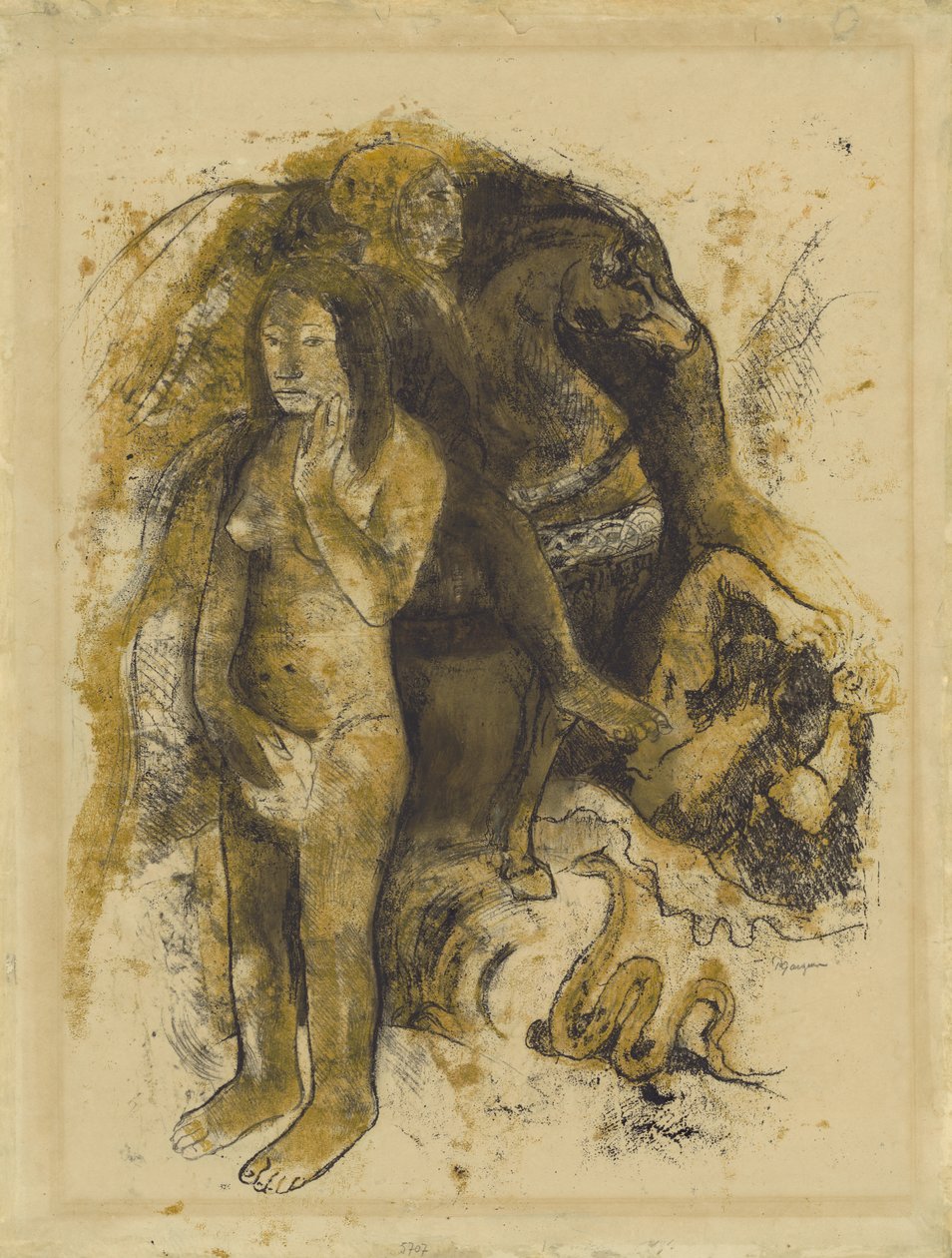 Ewa (Koszmar) autorstwa Paul Gauguin