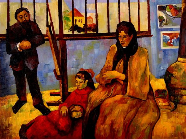 Rodzina Schuffeneggerów autorstwa Paul Gauguin