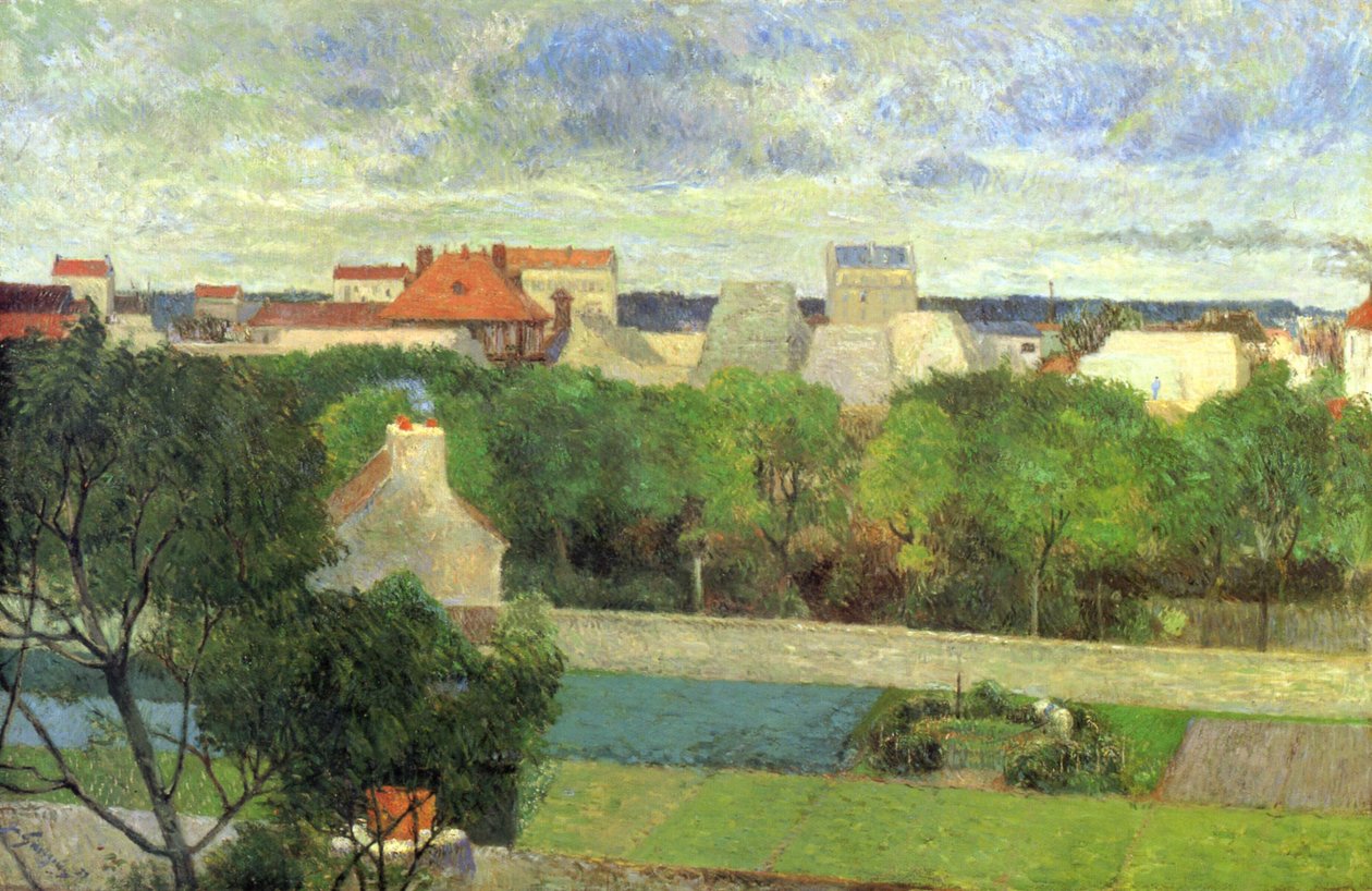 Hodowcy warzyw w Vauguirard autorstwa Paul Gauguin
