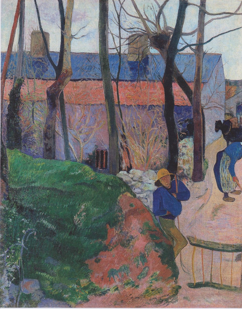 Domy w Le Pouldu autorstwa Paul Gauguin