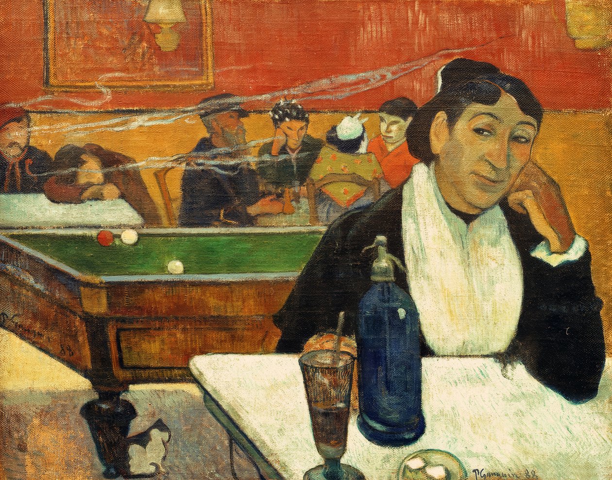 W kawiarni autorstwa Paul Gauguin