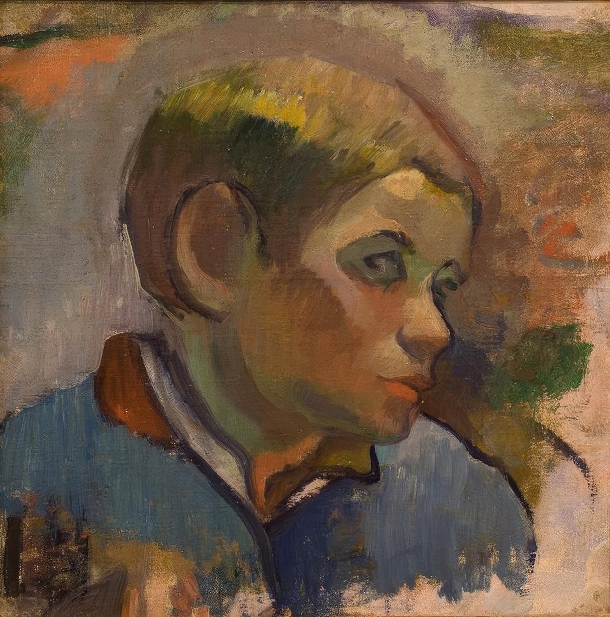 Głowa chłopca z farmy autorstwa Paul Gauguin