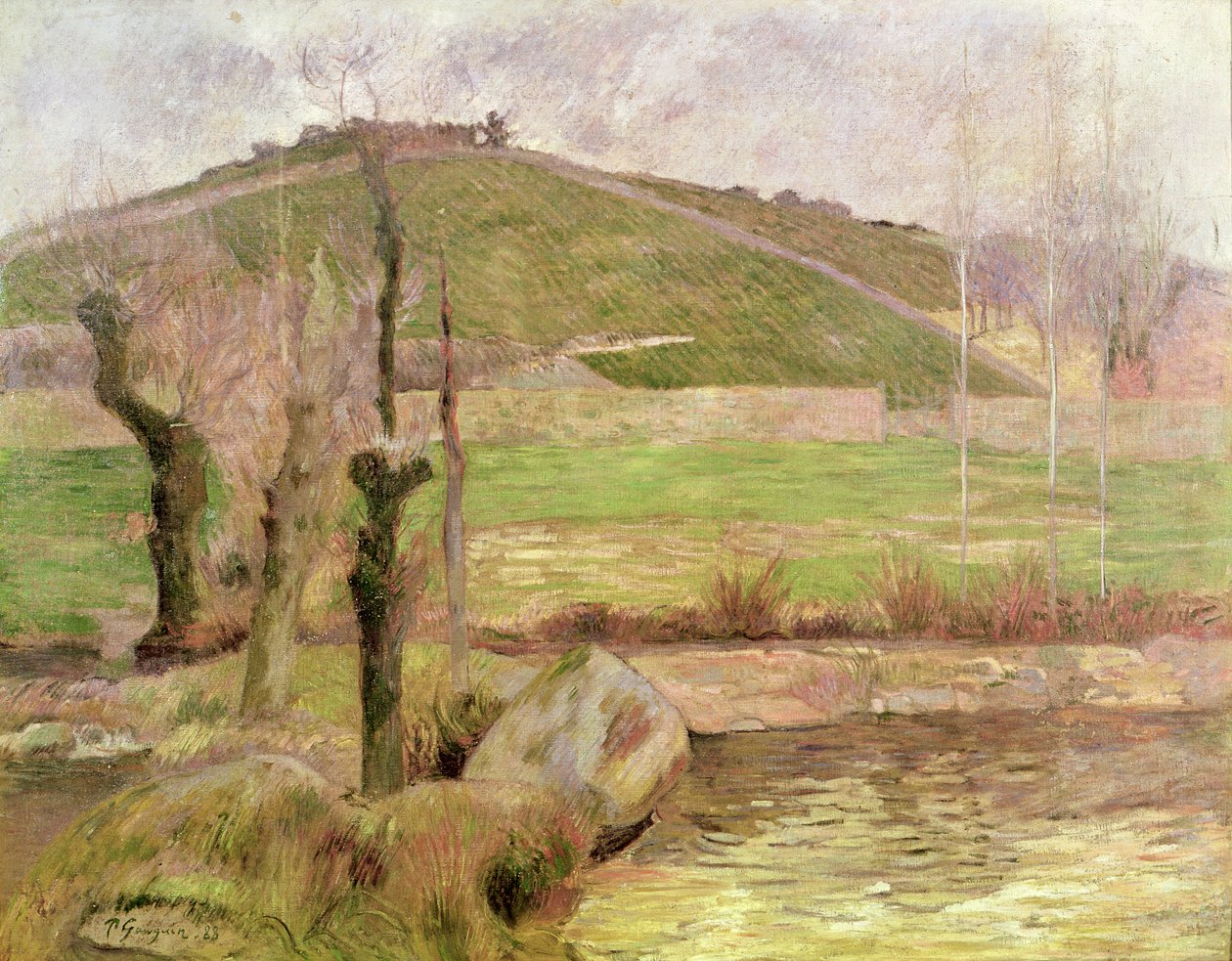Krajobraz w pobliżu Pont-Aven, 1888 autorstwa Paul Gauguin