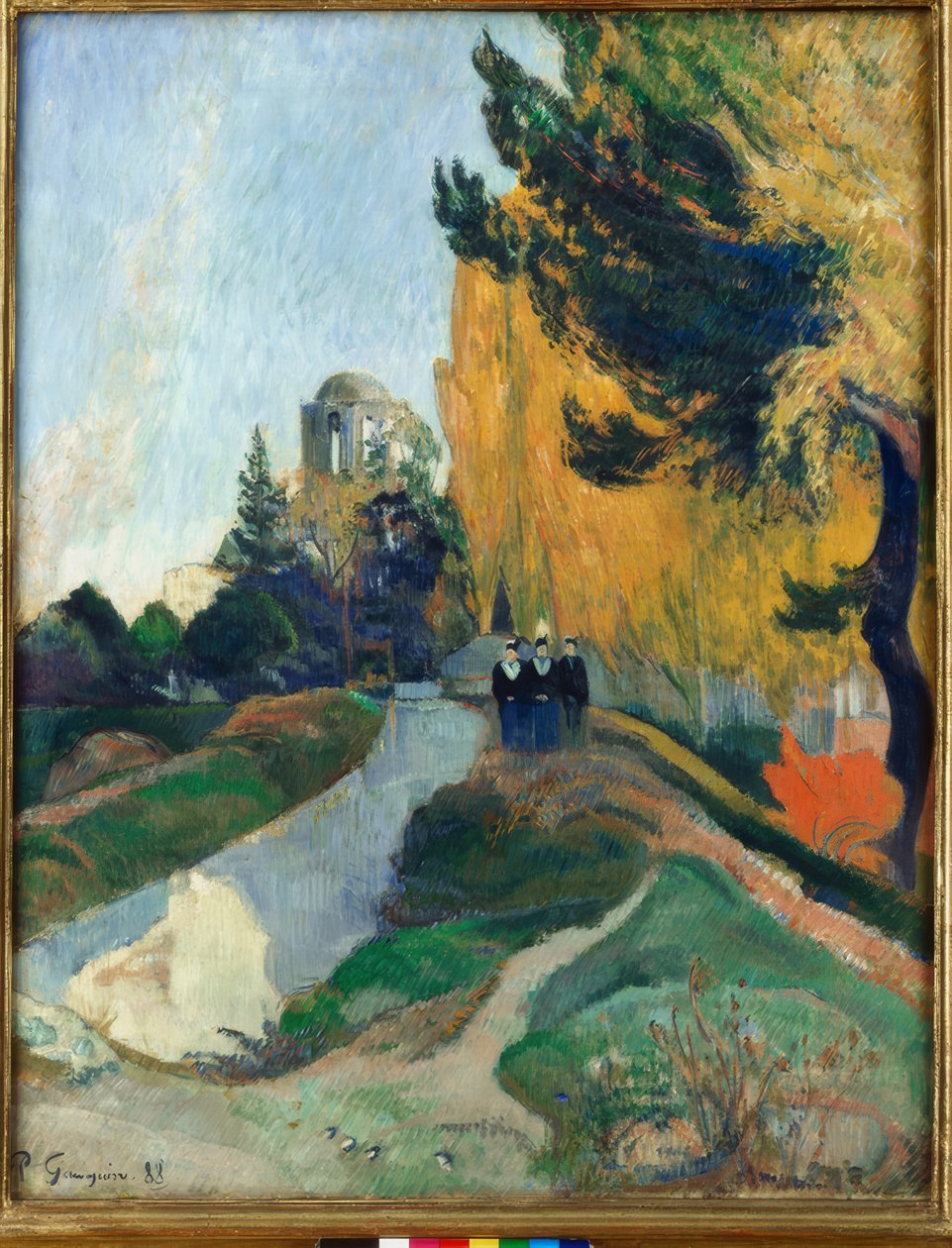 Les Alyscamps (Pejzaż lub Trzy Gracje w Świątyni Ven autorstwa Paul Gauguin