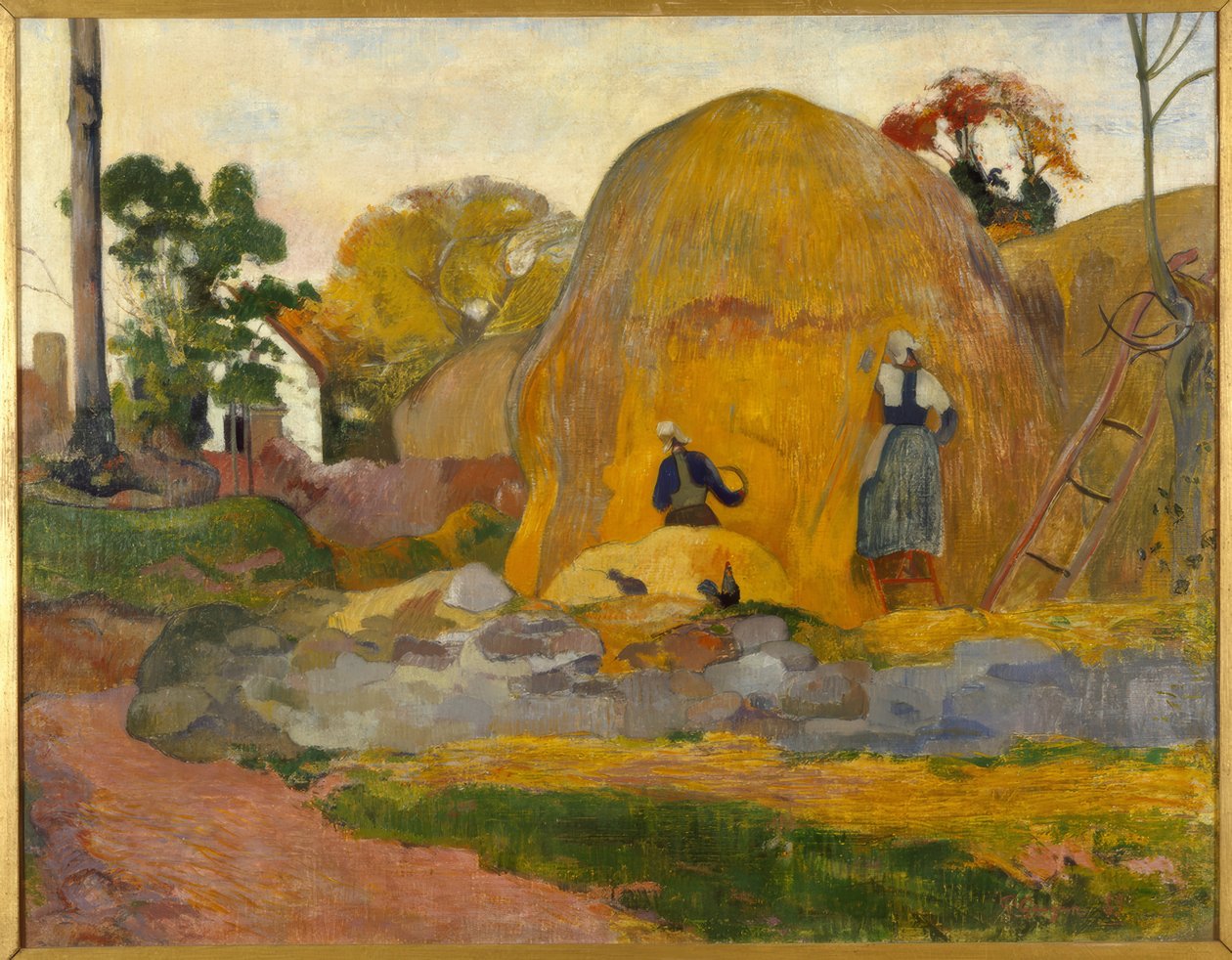 Żółte kamienie młyńskie czy blond żniwa autorstwa Paul Gauguin
