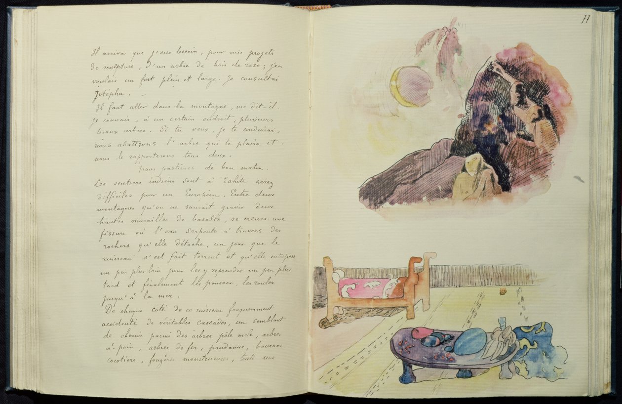 Strony z „Noa Noa”, 1893-94 autorstwa Paul Gauguin