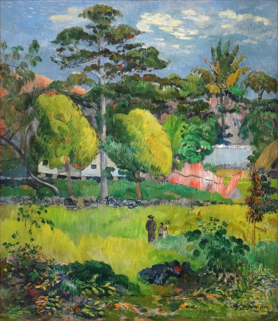Wieś autorstwa Paul Gauguin