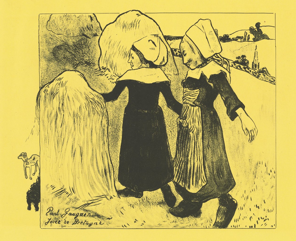 Przyjemności Bretanii autorstwa Paul Gauguin
