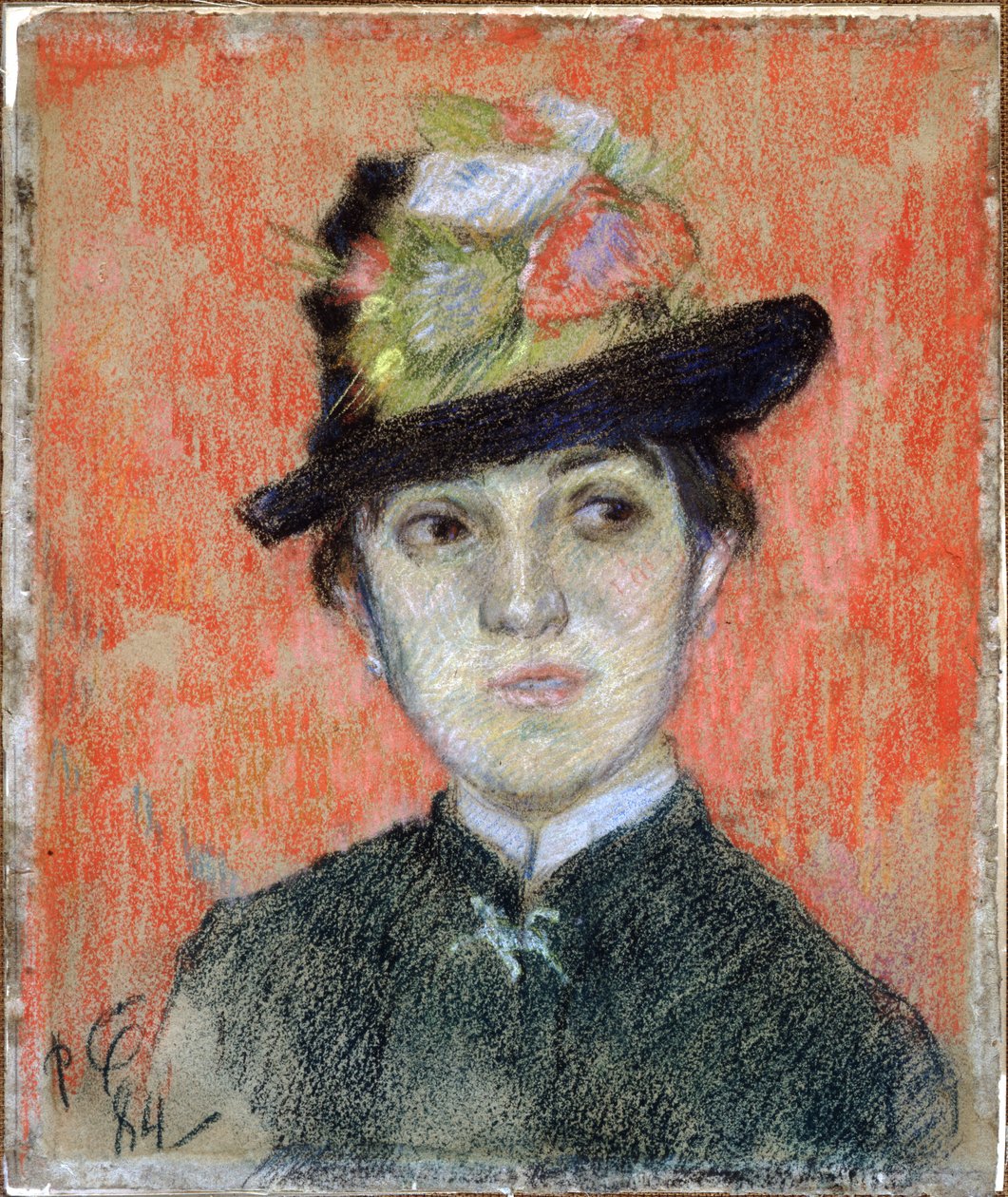 Portret Mademoiselle Manthey, 1884 autorstwa Paul Gauguin