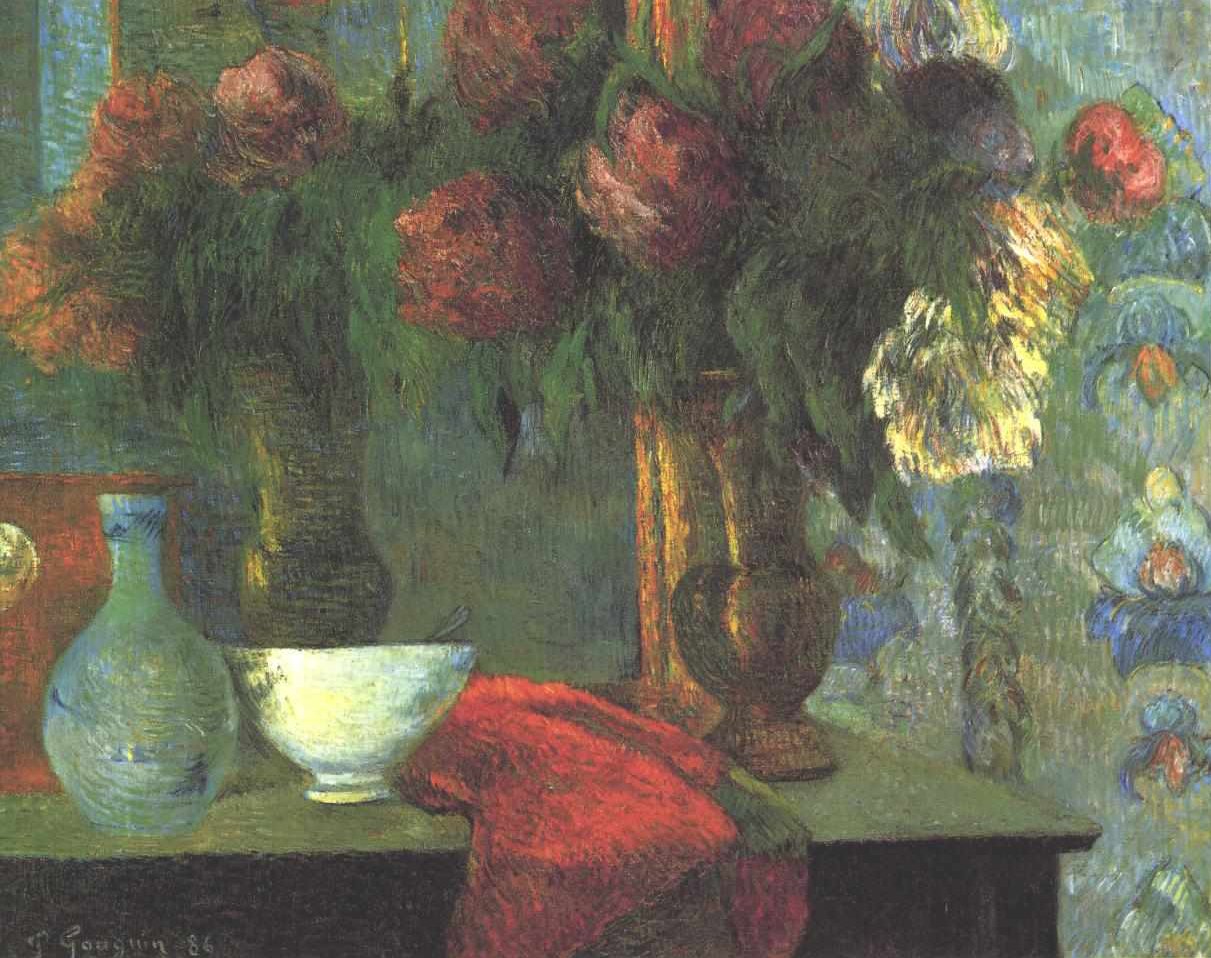 Martwa natura z białą miską autorstwa Paul Gauguin