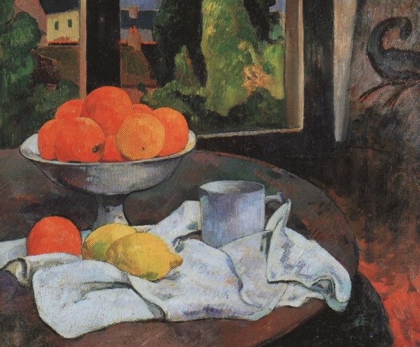 Martwa natura ze skórką owoców i cytrynami autorstwa Paul Gauguin