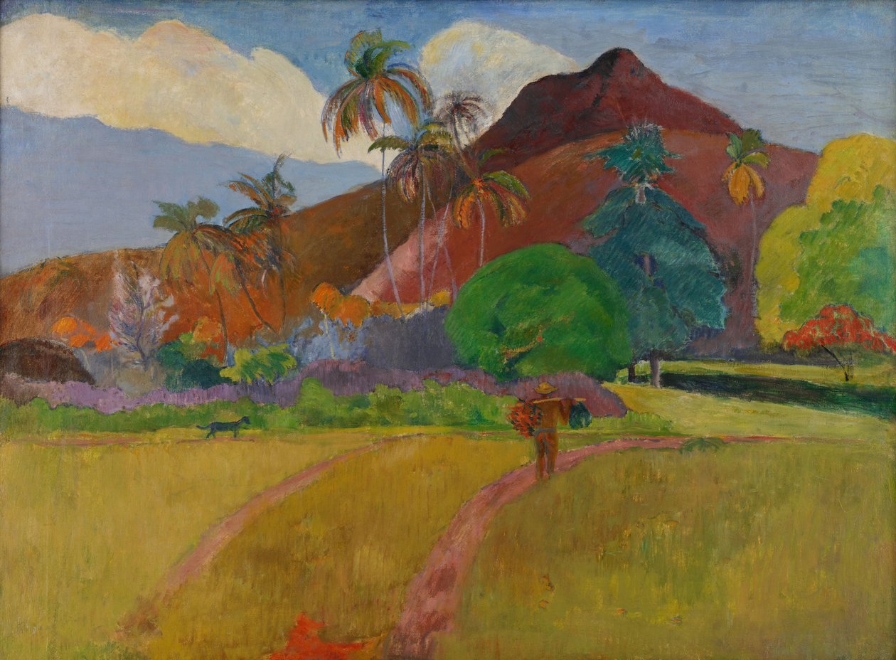 Krajobraz Tahiti, 1891 autorstwa Paul Gauguin