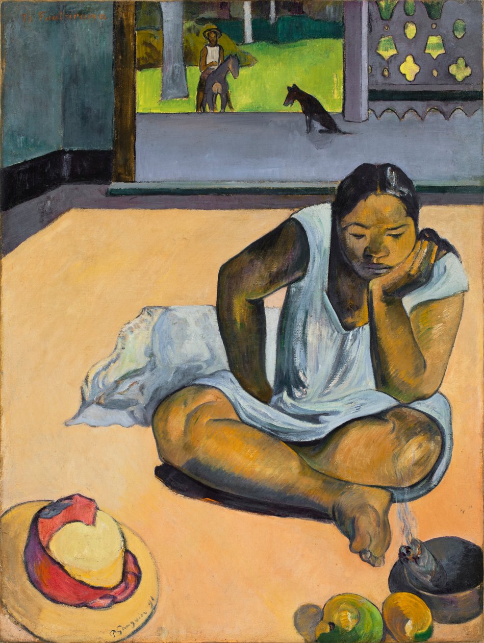 Rozmyślająca kobieta, 1891 autorstwa Paul Gauguin