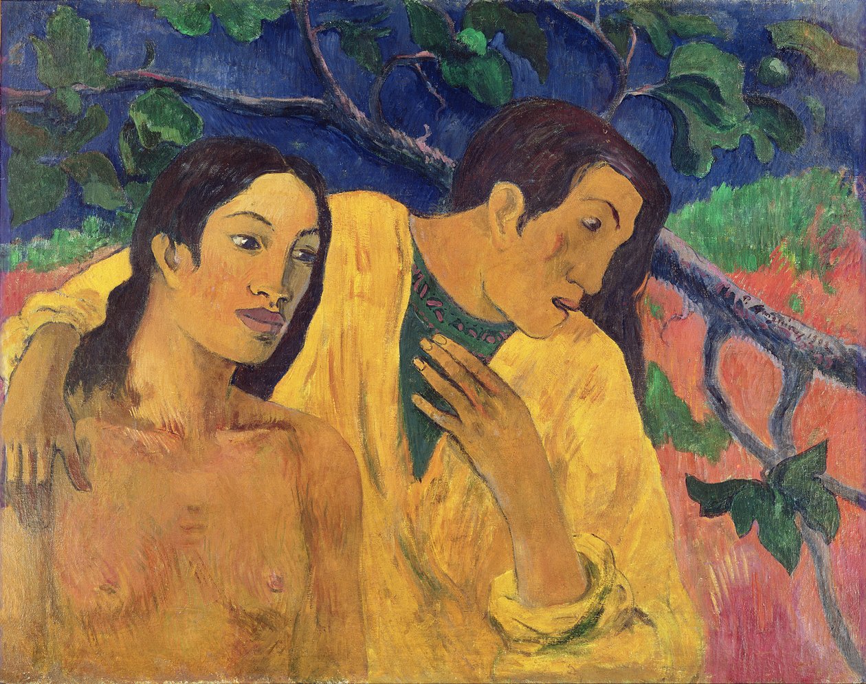 Ucieczka lub tahitańska sielanka, 1902 autorstwa Paul Gauguin