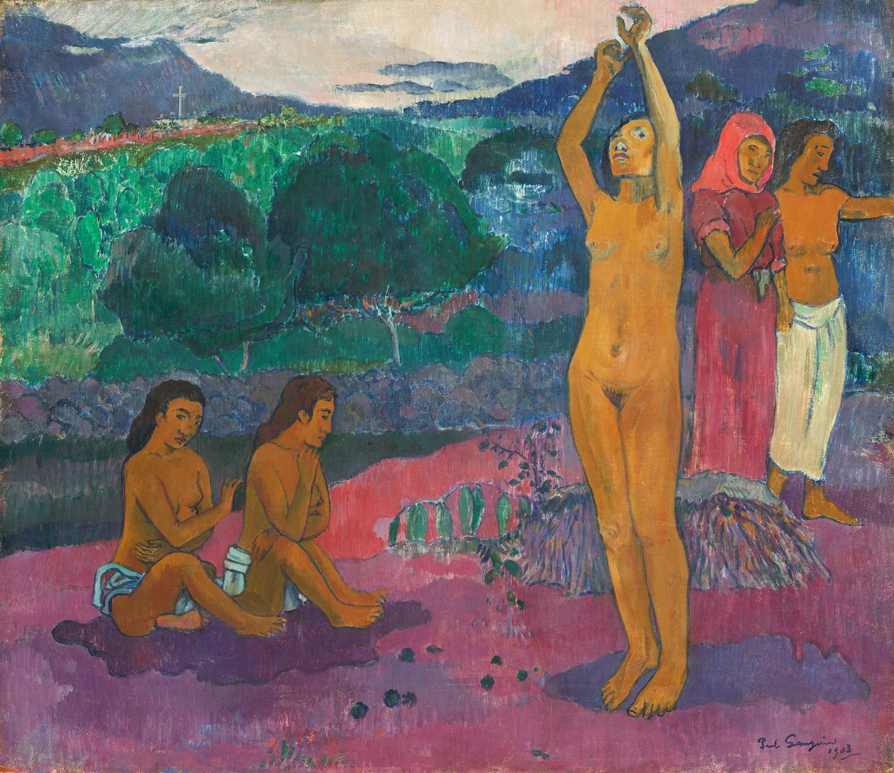 Inwokacja, 1903 autorstwa Paul Gauguin