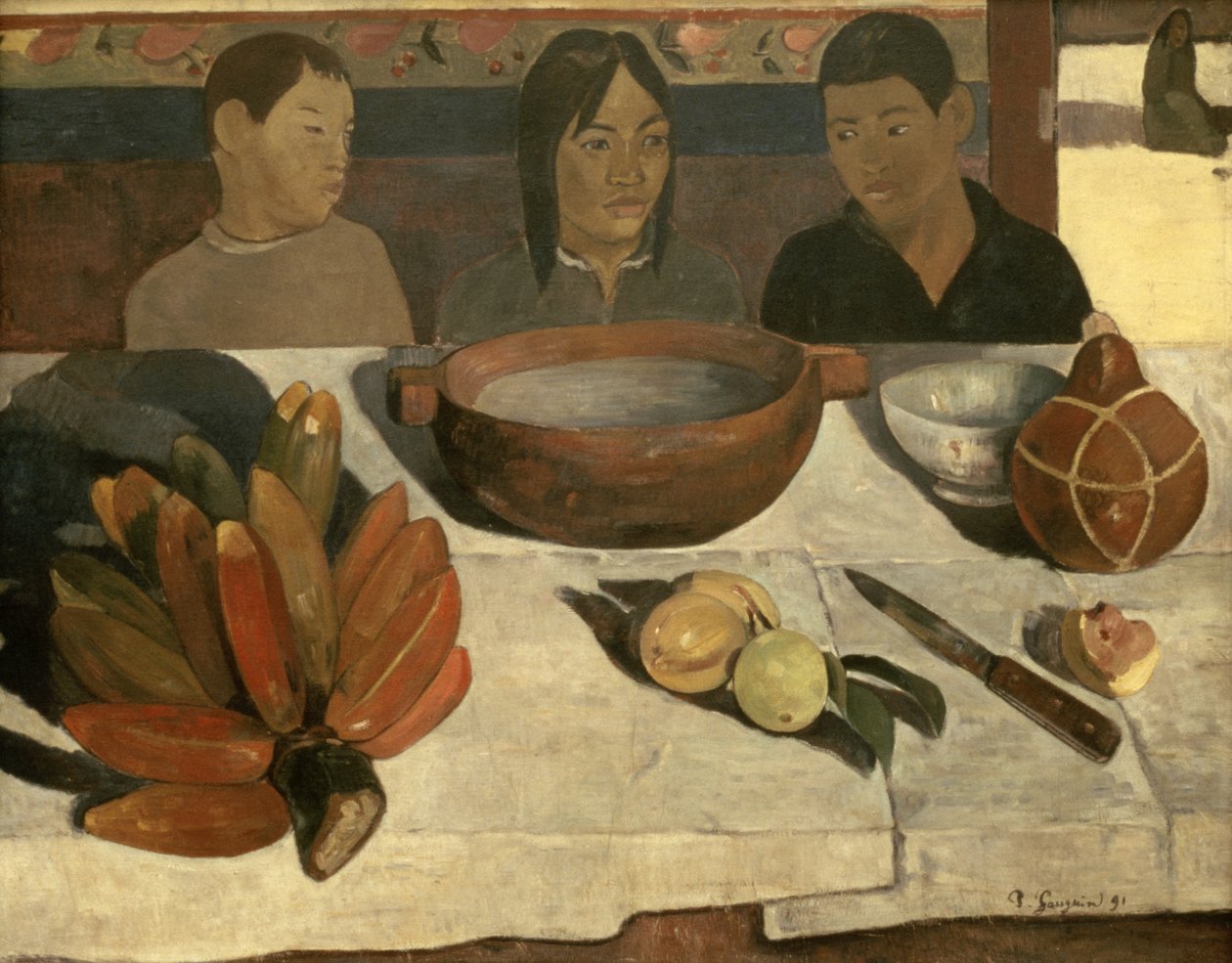 Posiłek (Banany), 1891 autorstwa Paul Gauguin
