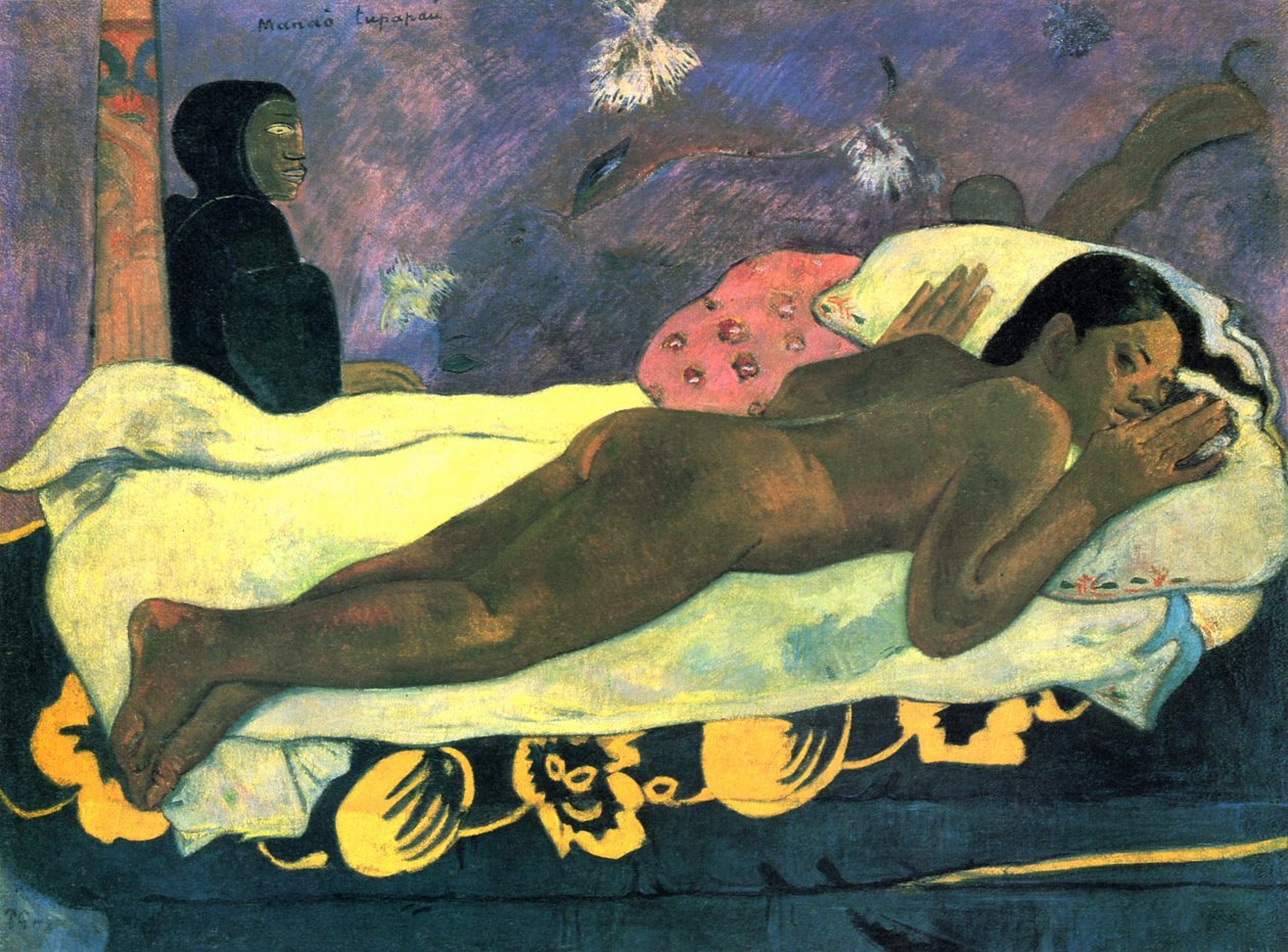 Duch umarłych czuwa autorstwa Paul Gauguin
