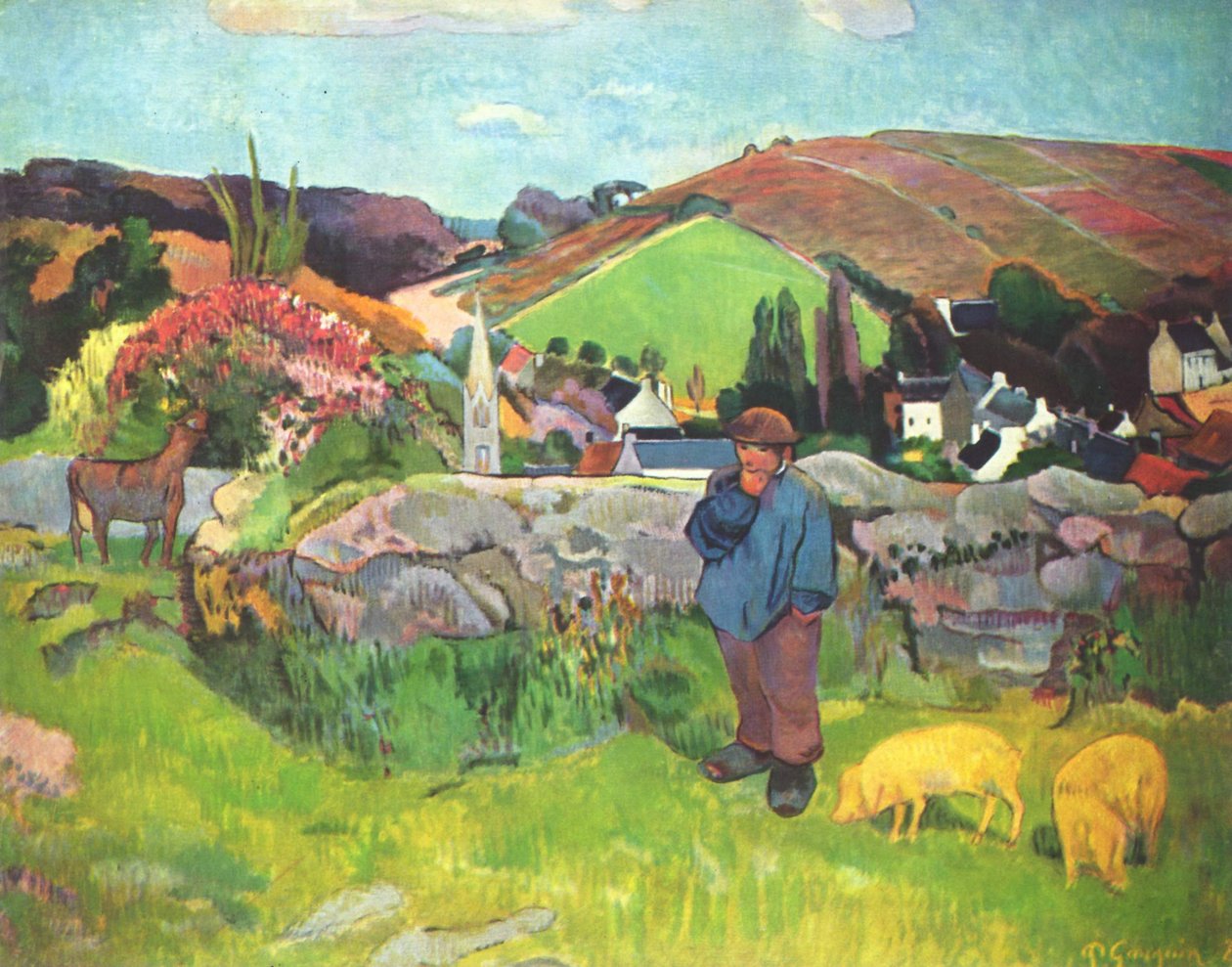Świniopas autorstwa Paul Gauguin