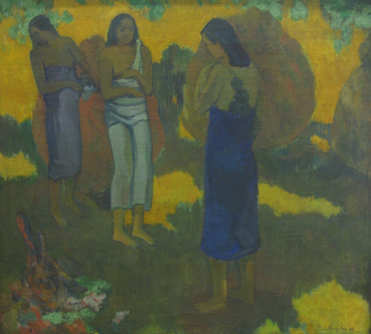 Trzech Tahitańczyków autorstwa Paul Gauguin