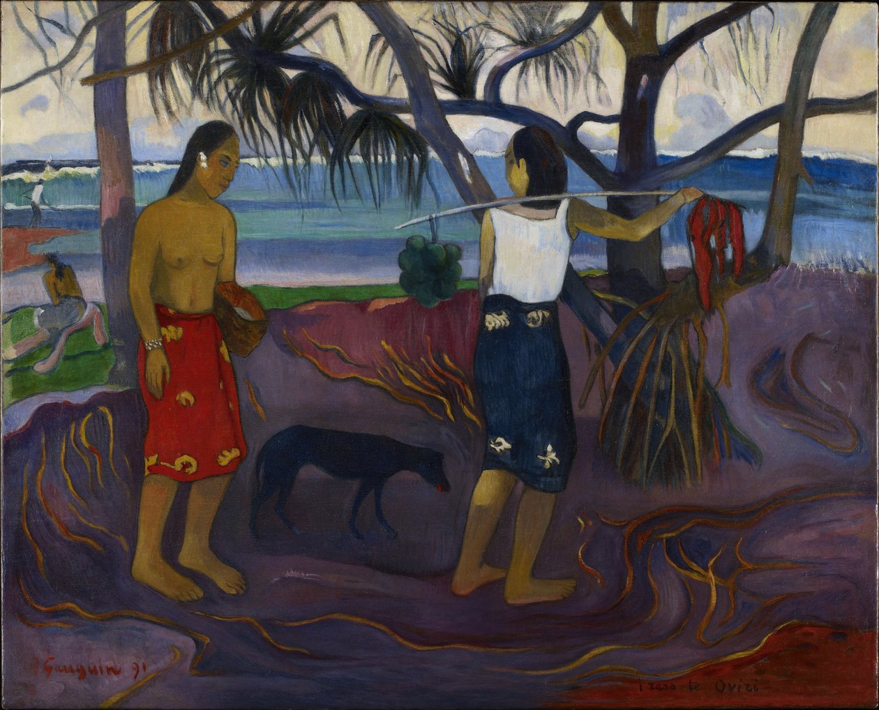 Pod Pandanem II autorstwa Paul Gauguin